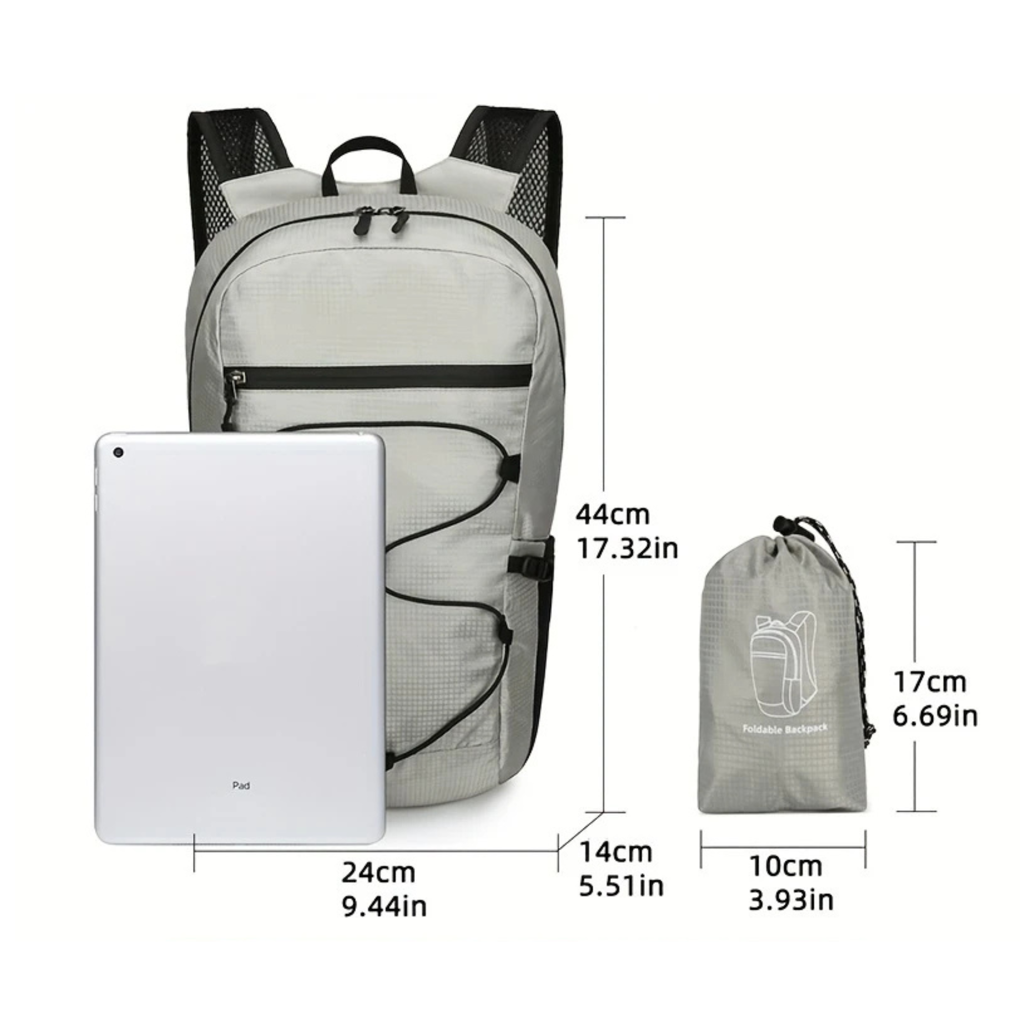 Ultraleichter Faltbarer Rucksack – Kompakt, wasserfest & ideal für Reisen, Wandern und Outdoor