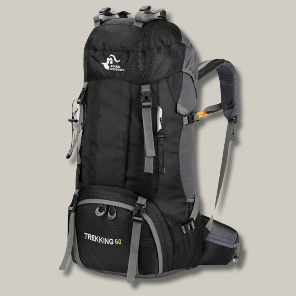 TrekMaster 60L – Wasserdichter Wander- & Trekkingrucksack mit Regenhülle