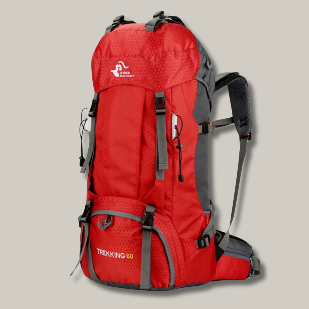 TrekMaster 60L – Wasserdichter Wander- & Trekkingrucksack mit Regenhülle