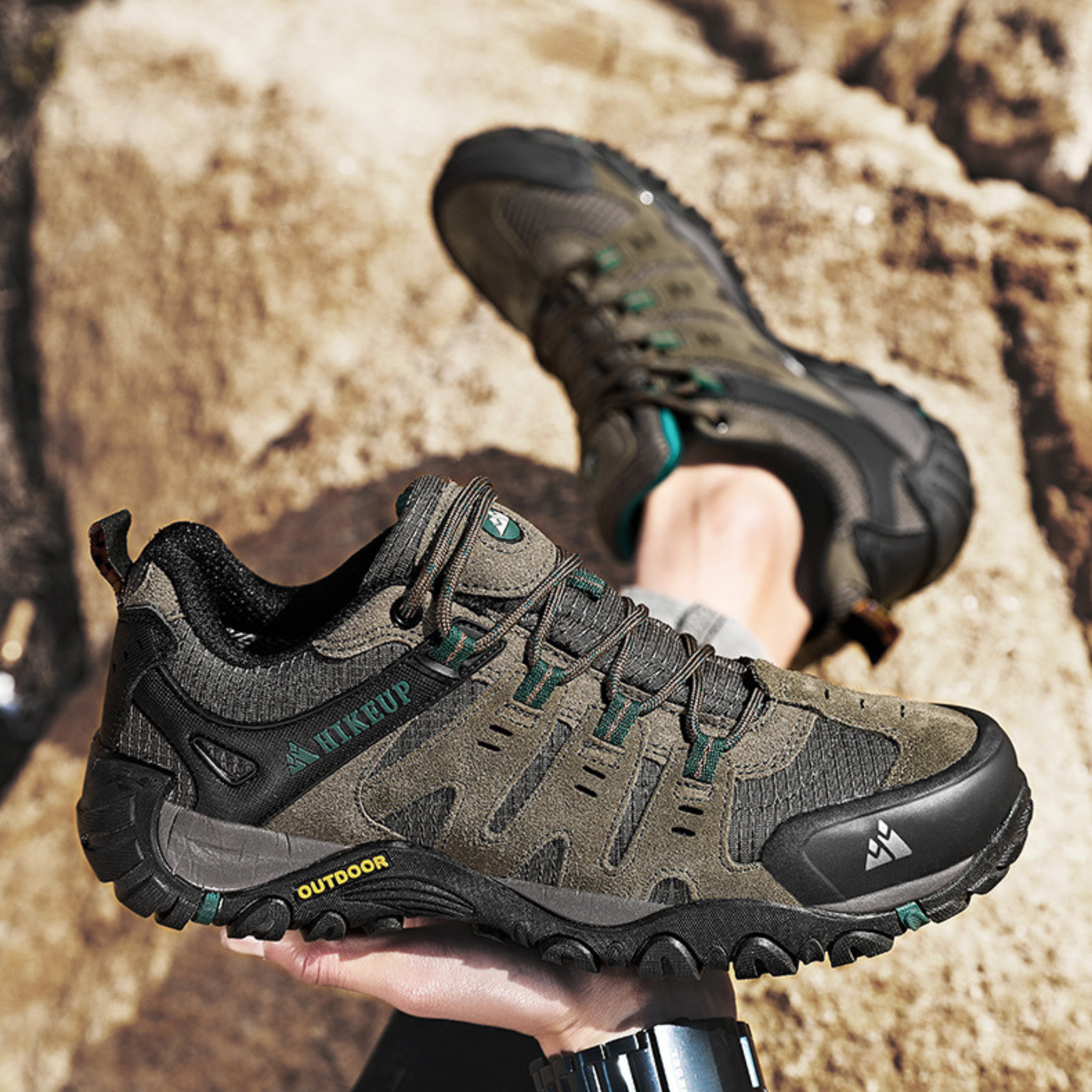 Taktische Wildleder-Sneaker – Robuste Outdoor-Schuhe für Abenteuer & Alltag
