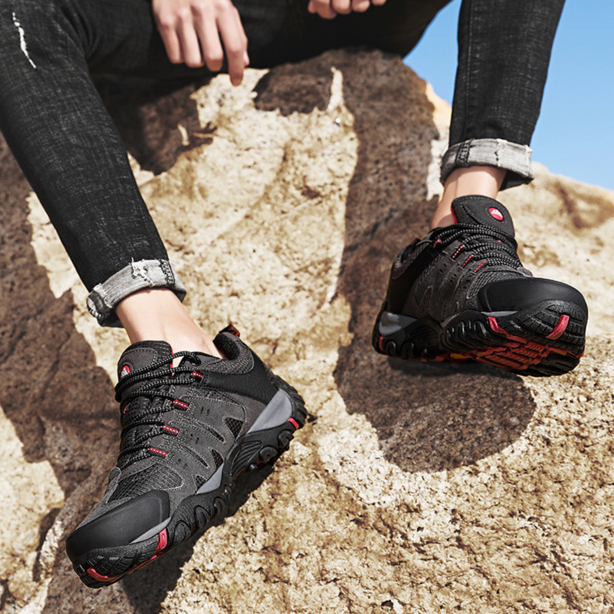 Taktische Wildleder-Sneaker – Robuste Outdoor-Schuhe für Abenteuer & Alltag