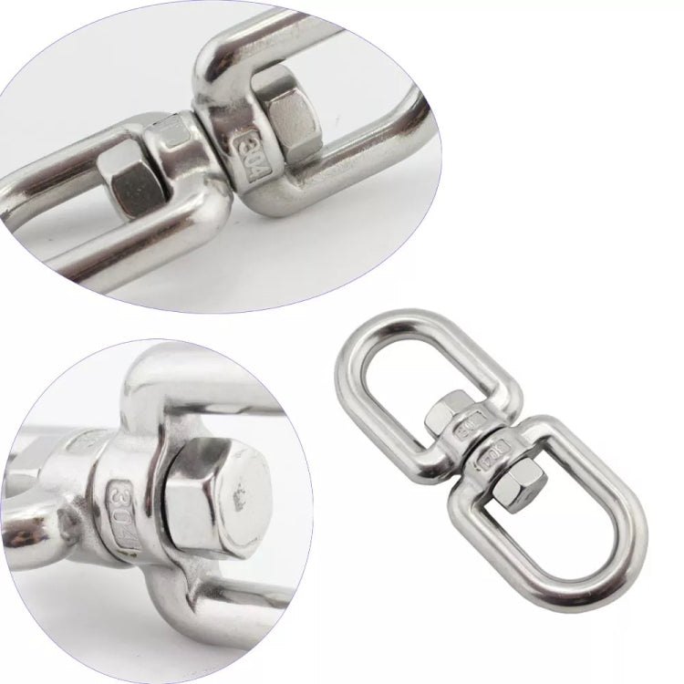 6mm Edelstahl Universal Rotationsring (Silber, 6mm)