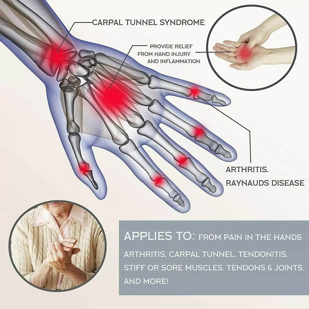 Kompressionshandschuhe Arthritis Schmerz Relief Handschuhe (x-Large nur)
