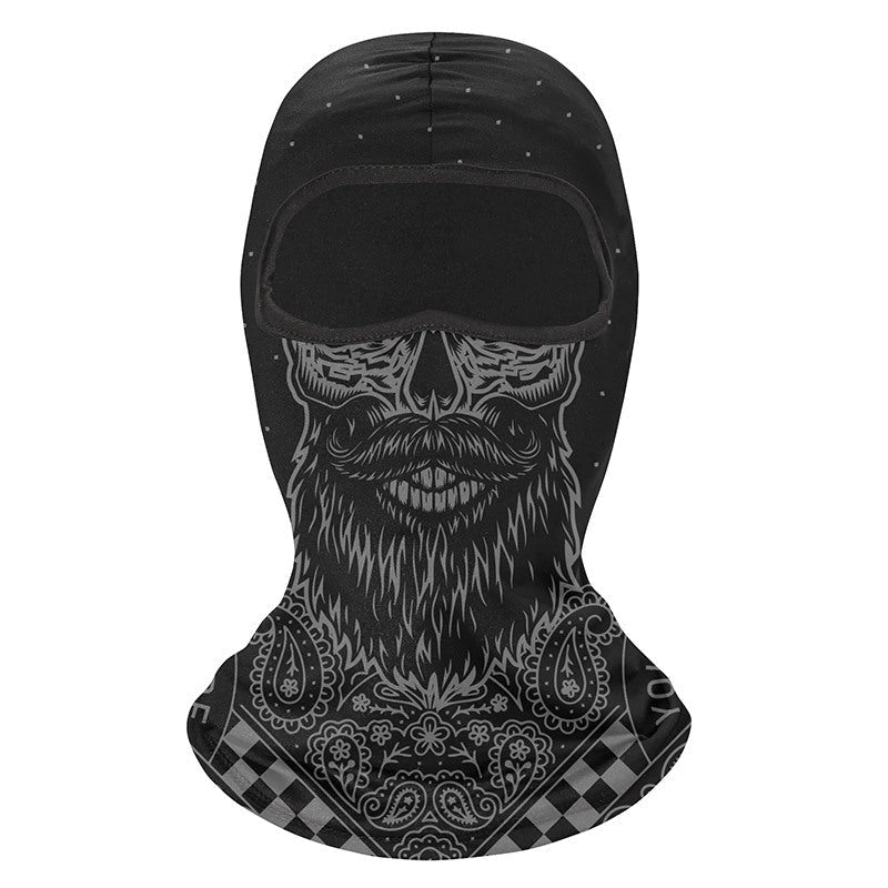 Atmungsaktive Fahrrad-Wintermütze Camping-Gesichtsmaske