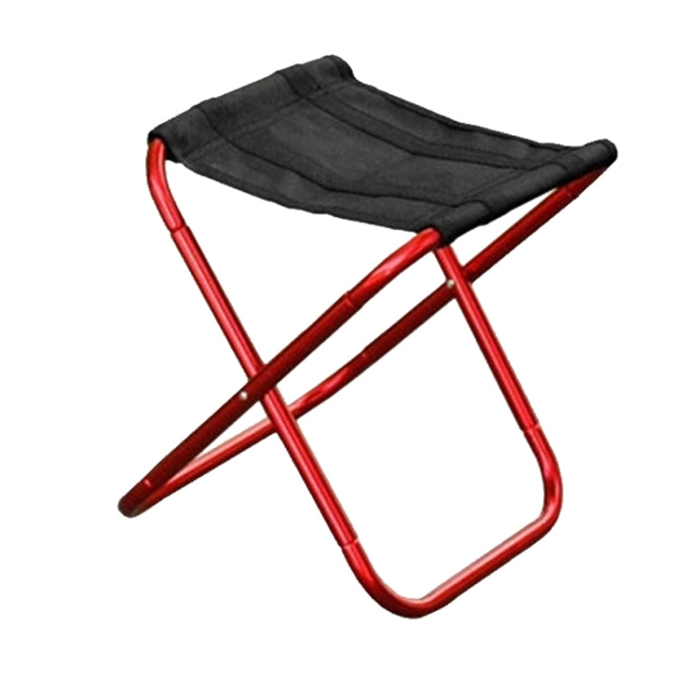 Outdoor tragbarer Klappstuhl 25x22x26cm (Rot)