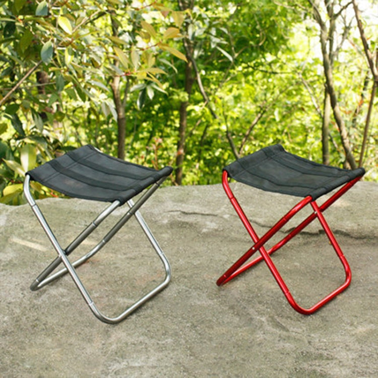 Outdoor tragbarer Klappstuhl 25x22x26cm (Rot)