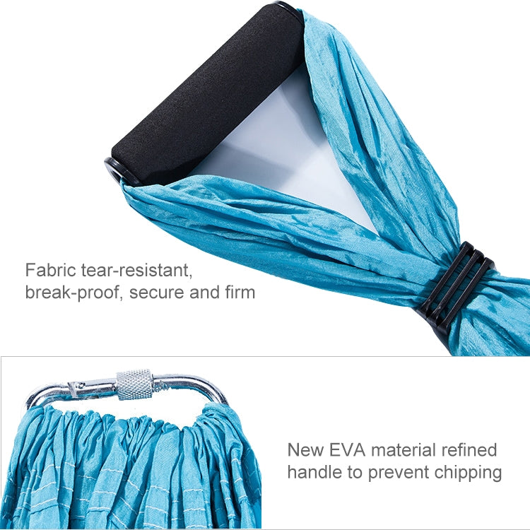 Handles Bodybuilding Handstand Inelasticity Aerial Yoga Hammock Blau Grün (Einheitsgröße)