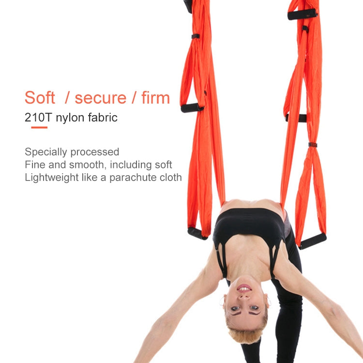 Handles Bodybuilding Handstand Inelasticity Aerial Yoga Hammock Blau Grün (Einheitsgröße)
