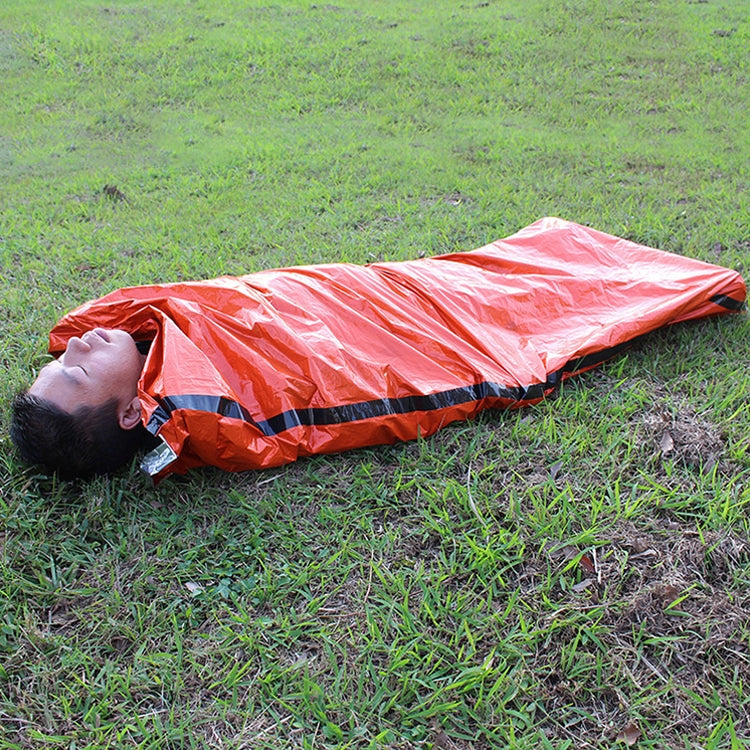 Outdoor Camping Umschlag-Typ Thermo-Schlafsack für Erwachsene, Größe: 213x91cm (Grün)