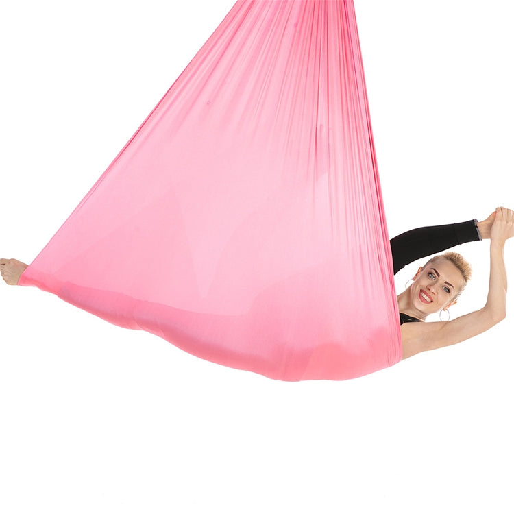 Haushalt Handstand Elastisches Dehnseil Aerial Yoga Hängematte Set (Pink)