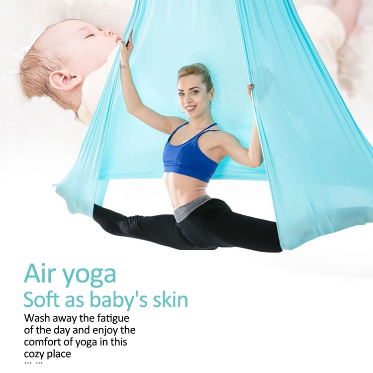 Haushalt Handstand Elastisches Dehnseil Aerial Yoga Hängematte Set (Pink)