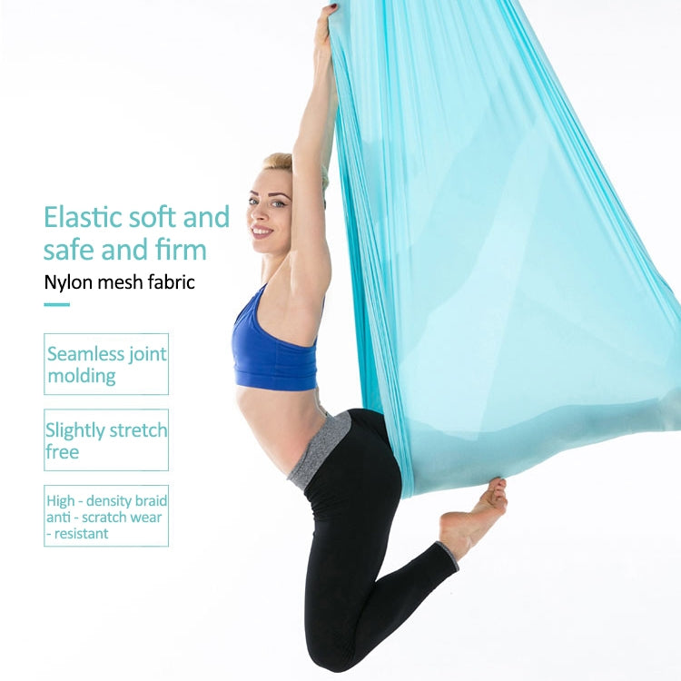 Haushalt Handstand Stretchseil Aerial Yoga Hängematten-Set (Rosarot)