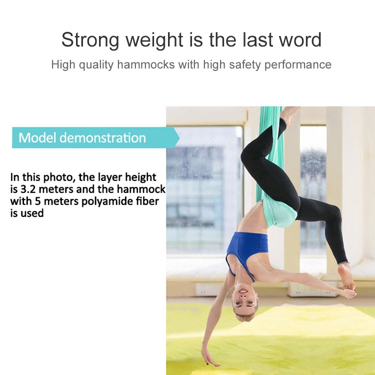 Haushalt Handstand Stretchseil Aerial Yoga Hängematten-Set (Rosarot)