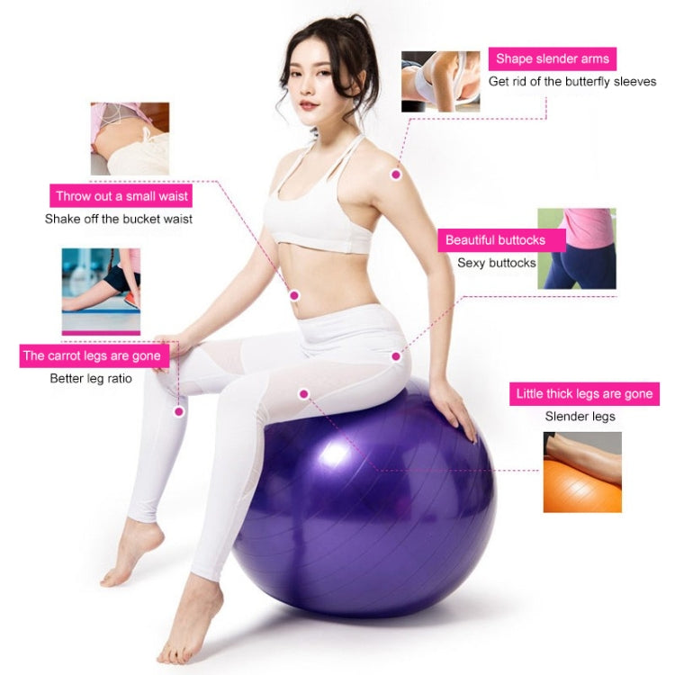 Verdickung explosionssichere große Yoga-Ball Fitness-Ball, 75 cm (Pink)
