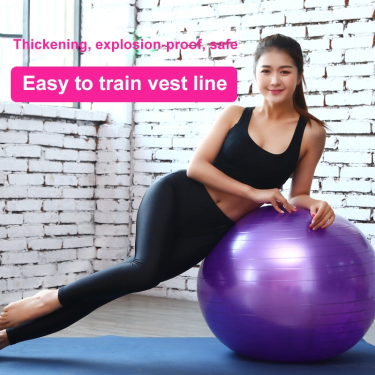 Verdickung explosionssichere große Yoga-Ball Fitness-Ball, 75 cm (Pink)