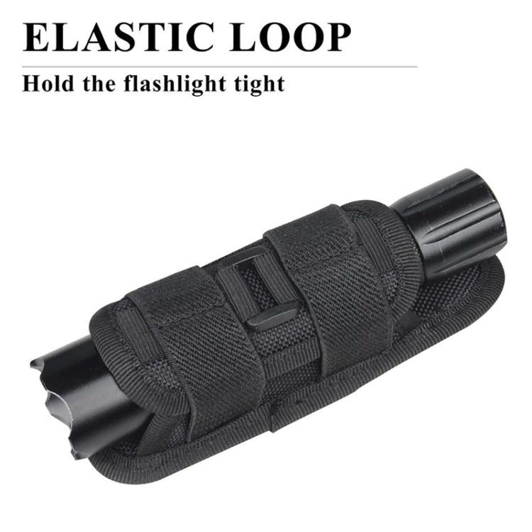 Outdoor-Wandern Nylon Taschenlampe Etui (Khaki) für Abenteuer-Enthusiasten