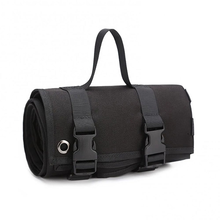 Outdoor Doppelseitige Wasserdichte Multifunktionale Campingmatte (Schwarz)