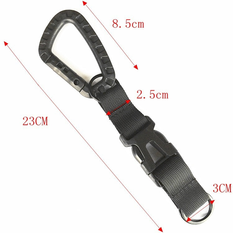 Outdoor Multifunktions-Kombinationsrucksack Trikyclisch Schnalle (Schwarz)
