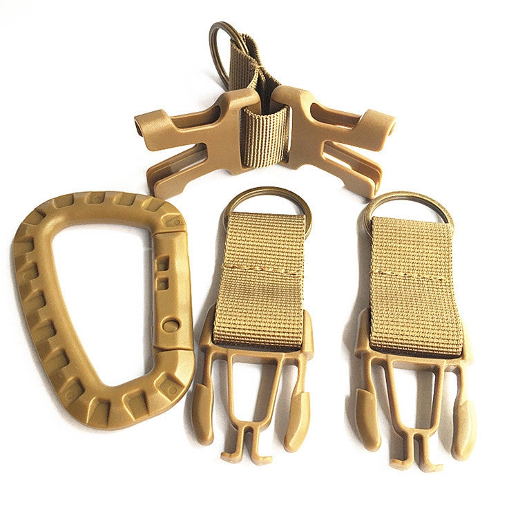 Outdoor Multifunktionskombinationsrucksack Trizepsverschluss (Khaki)
