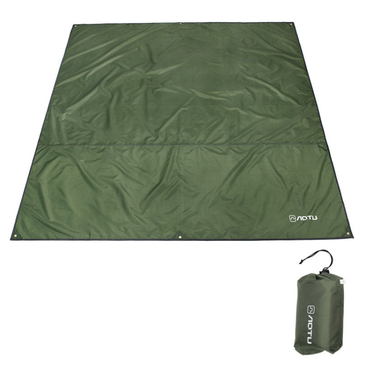 Oxford Canvas Outdoor Camping Picknick Strandmatte, Größe: 240 x 220 cm (Bundeswehrgrün)