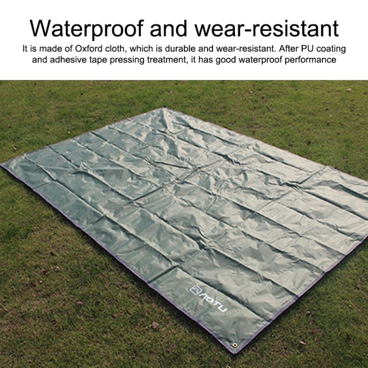 Oxford Canvas Outdoor Camping Picknick Strandmatte, Größe: 240 x 220 cm (Bundeswehrgrün)