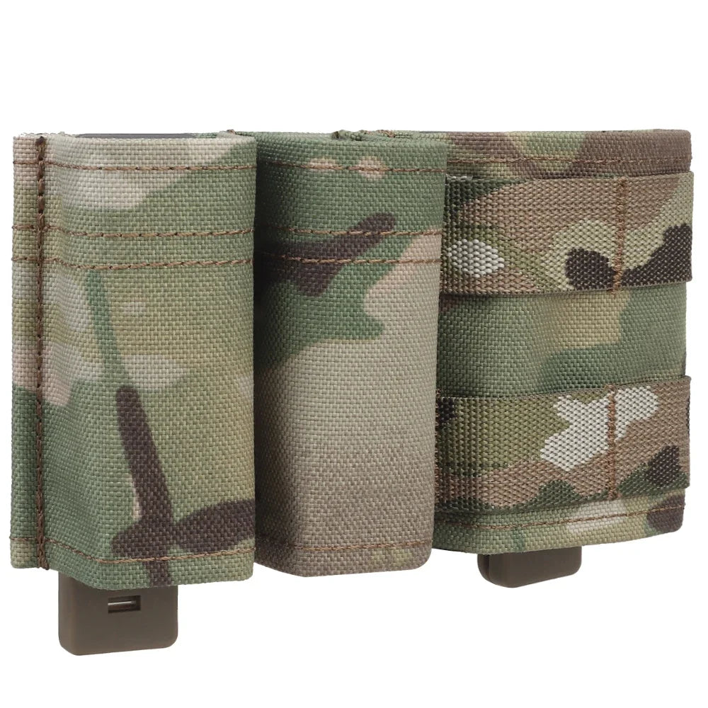 Militär Doppelmagazin Tasche – 9mm & 5.56 Magazinhalter mit Schnellverschluss Nylonclip