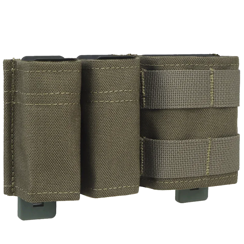 Militär Doppelmagazin Tasche – 9mm & 5.56 Magazinhalter mit Schnellverschluss Nylonclip