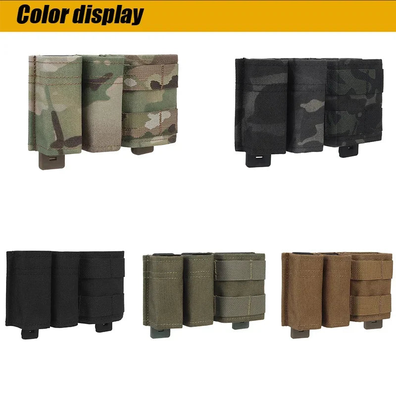 Militär Doppelmagazin Tasche – 9mm & 5.56 Magazinhalter mit Schnellverschluss Nylonclip