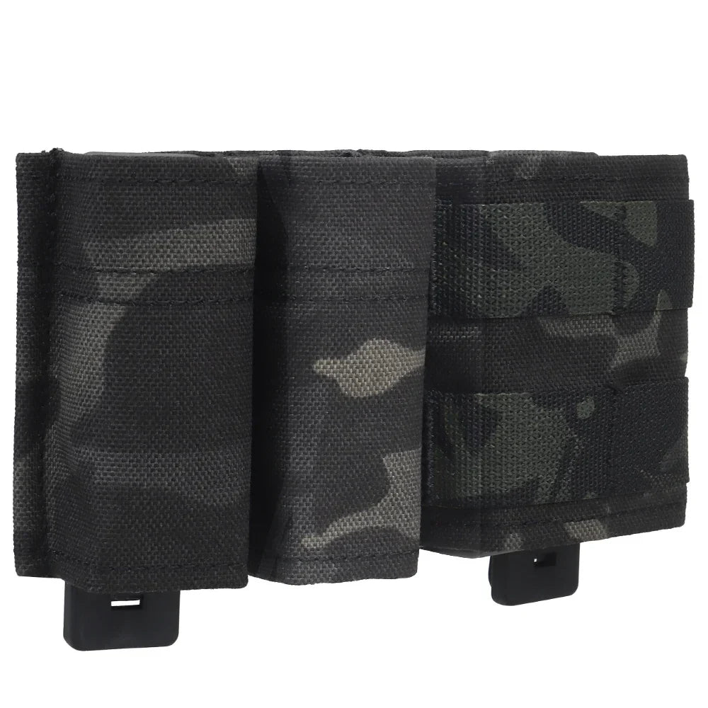 Militär Doppelmagazin Tasche – 9mm & 5.56 Magazinhalter mit Schnellverschluss Nylonclip