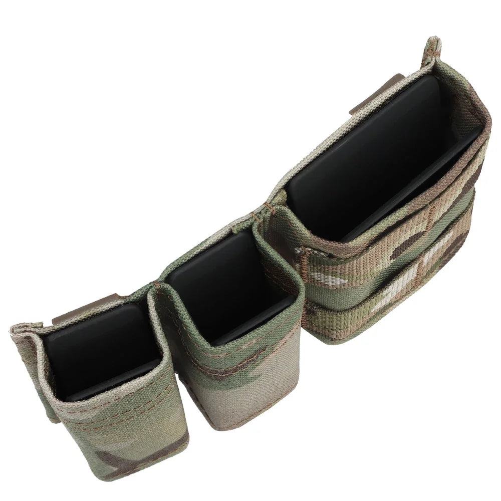 Militär Doppelmagazin Tasche – 9mm & 5.56 Magazinhalter mit Schnellverschluss Nylonclip