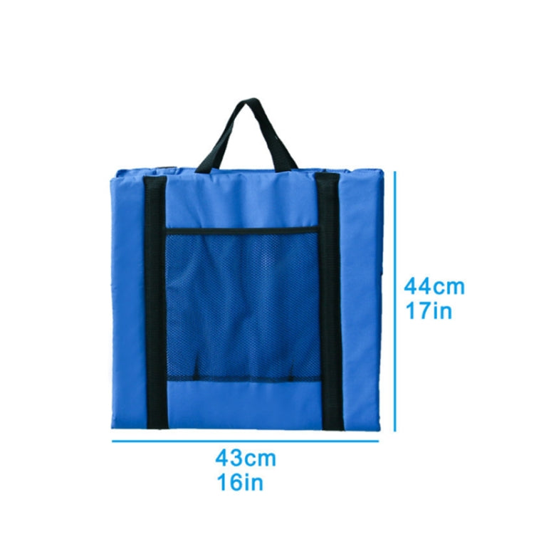 Outdoor Camping Picknick Stand Sitzkissen Faltbar Feuchtigkeitsbeständig Schmutzabweisend Strapazierfähiges Kissen (Blau)