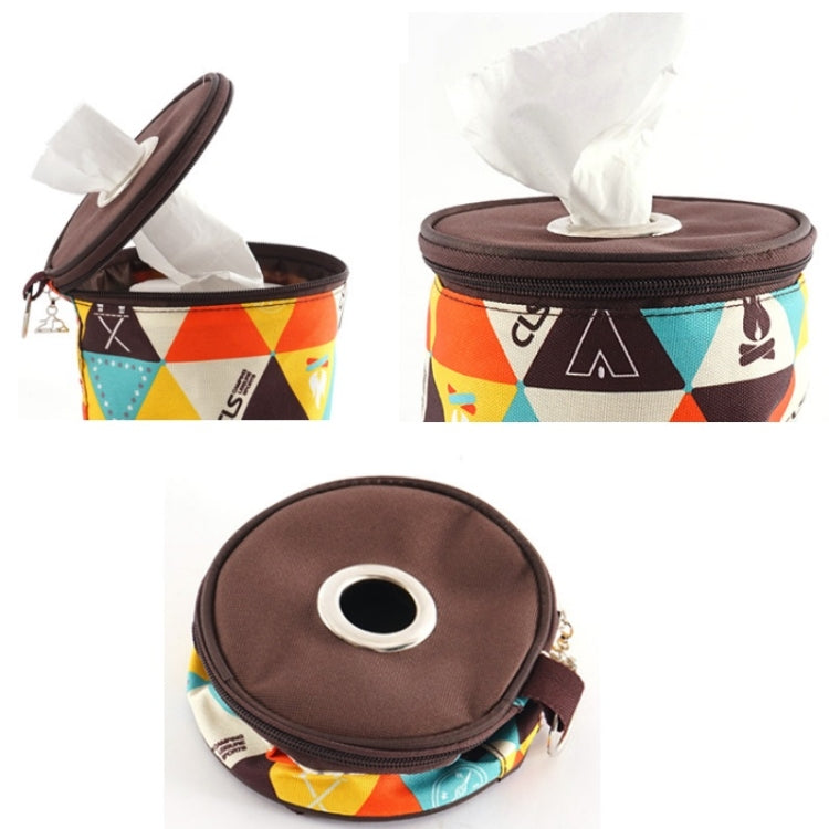 Outdoor Camping Faltbare Pumpbox Rollpapier Aufbewahrungstasche (Neues Muster)