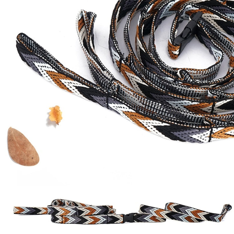 Outdoor Camping Zelt Lagerung Lanyard Verlängert Gebündelte Wäscheleine (Schwarz)
