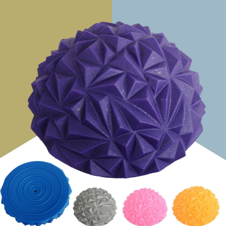 Fußmassage-Hemisphären-Gleichgewichtstraining Ball Fitness Yoga Ball, Grün (16 x 8 cm)