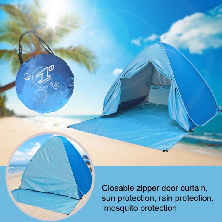 Automatisches Instant-Pop-Up-Strandzelt Tragbar 150x165x110cm (Rosa)