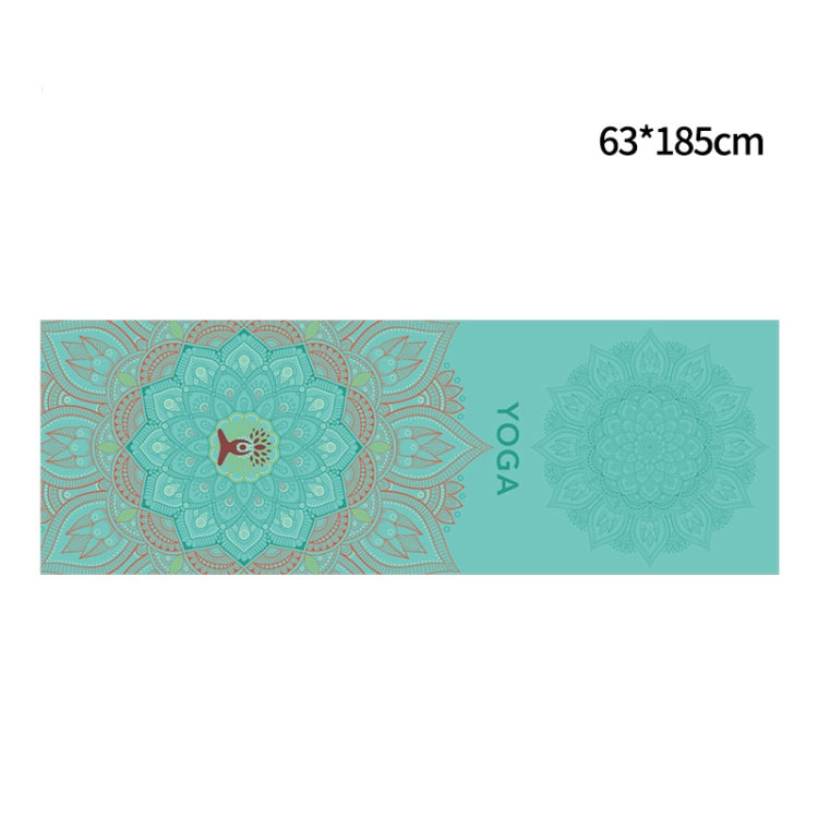Rutschfeste Umweltschutz-Yogamatte Drape (Heiliges Herz Lotus), Größe: 185 x 63cm