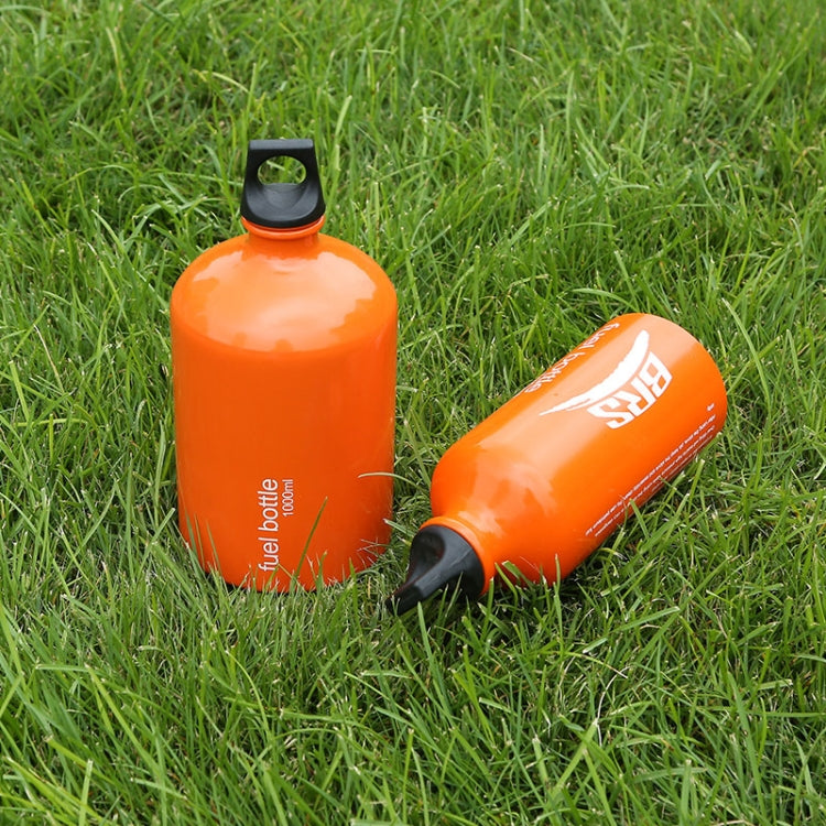 Outdoor Fuel Tragbare Aluminium Ölflasche Kapazität 1000ML (Silber)