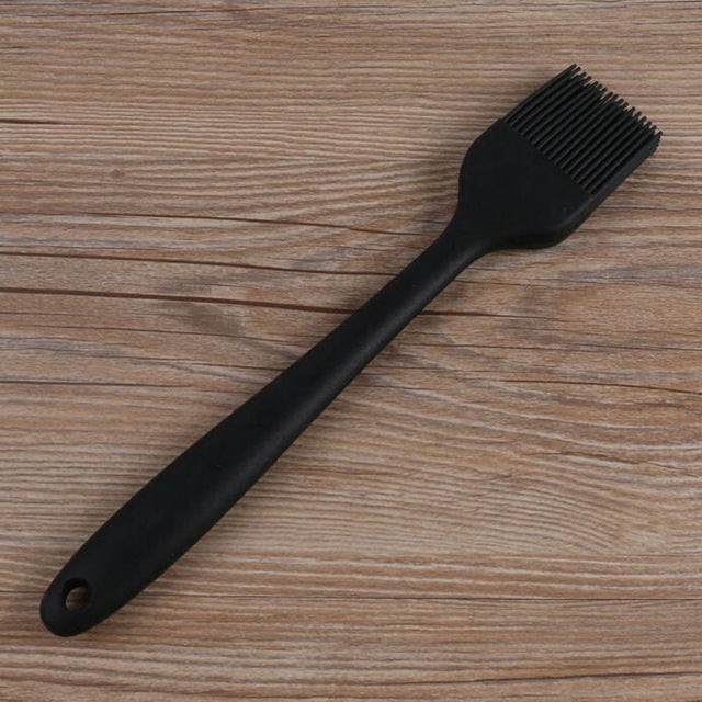 Silicone Pinsel Backen BBQ Öl Pinsel Grillwerkzeuge Küchentool (schwarz)