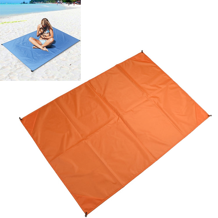 Outdoor tragbare wasserdichte Picknick Campingmatten Stranddecke Matratzenmatte (Orange) 100 cm x 140 cm