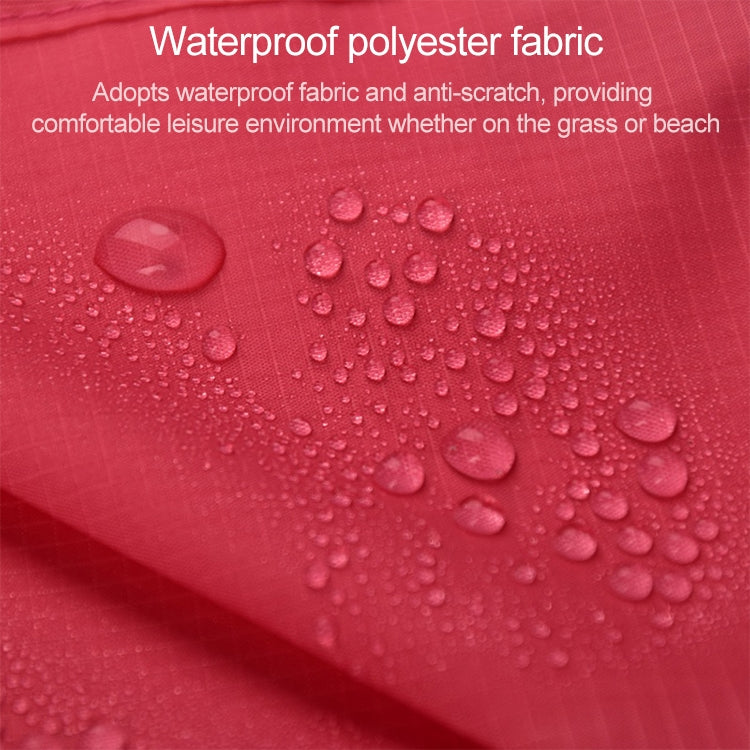 Outdoor tragbare wasserdichte Picknick Campingmatten Stranddecke Matratzenmatte (Orange) 100 cm x 140 cm