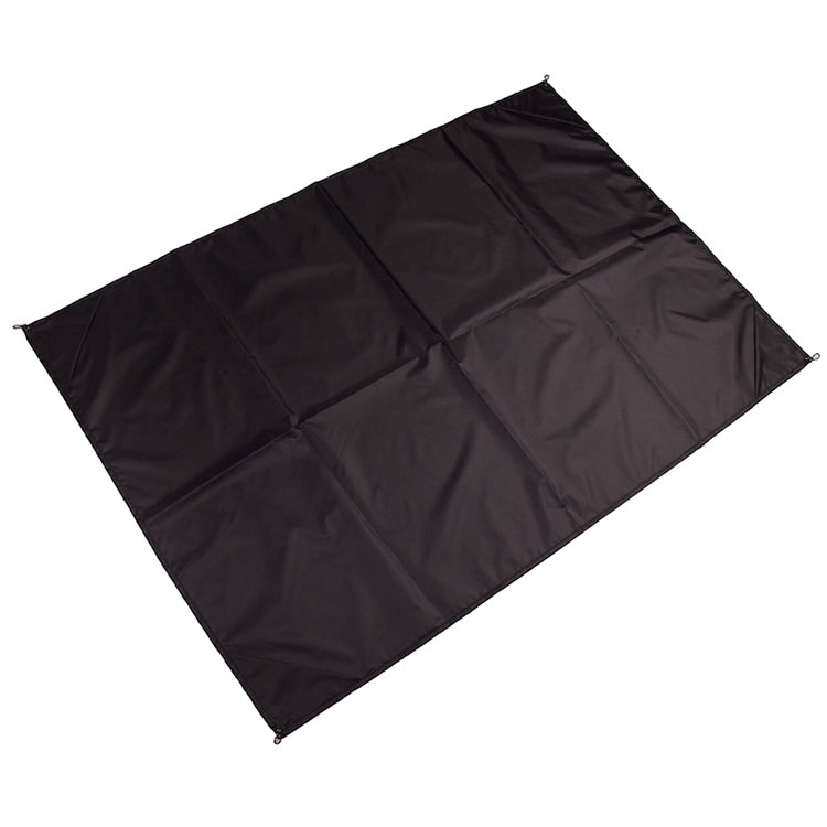 Tragbare wasserdichte Picknick Campingmatte Stranddecke Matratze (Schwarz) 150cm x 140cm
