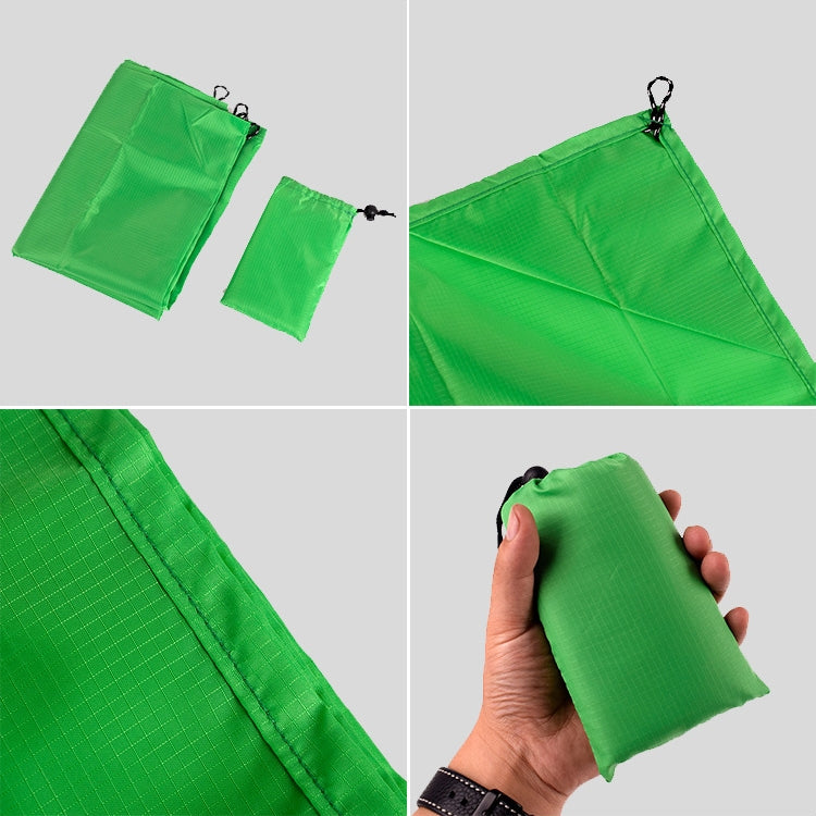 Tragbare wasserdichte Picknick Campingmatte Stranddecke Matratze (Schwarz) 150cm x 140cm