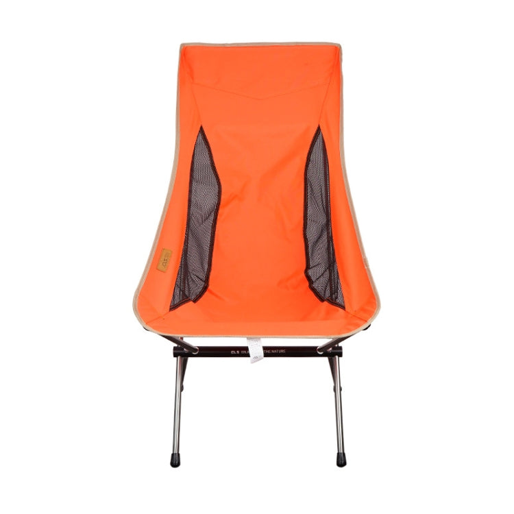Outdoor Klappstuhl Erhöhung Tragbarer Camping Angelstuhl (Orange)