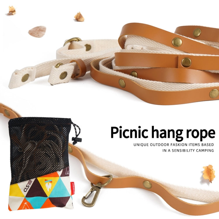 Outdoor PU Lanyard Camping Zubehör Aufbewahrung Seil Zelt Bindekette (verschiedene Farben)
