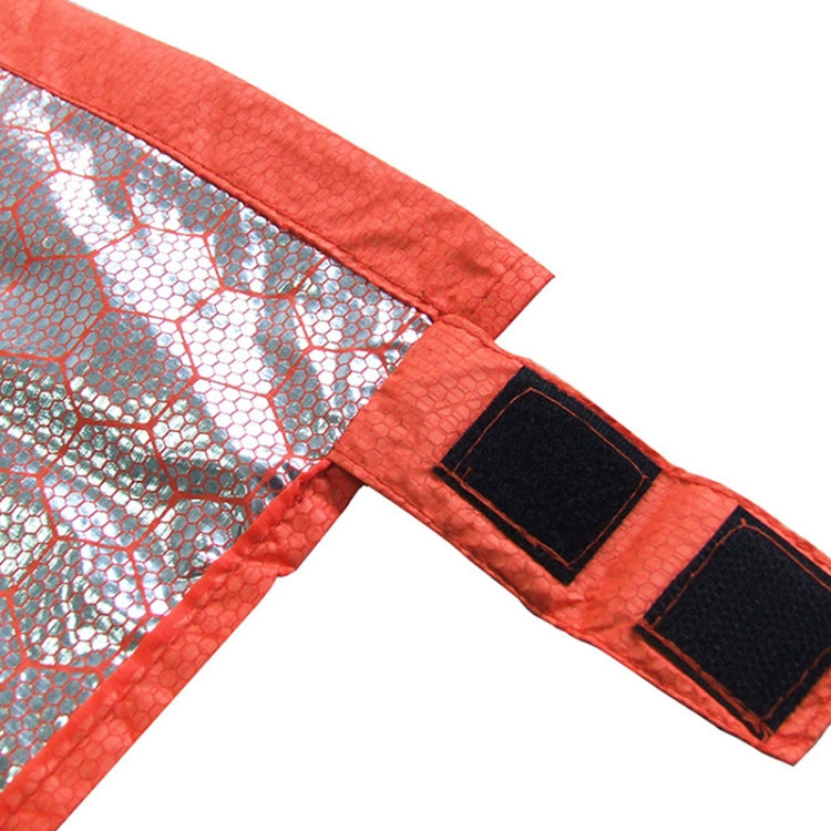 Outdoor Wandern Camping Wärme-reflektierende Thermoisolierung Schlafsack Notfalldecke Einzelumschlag (Silber Grau)