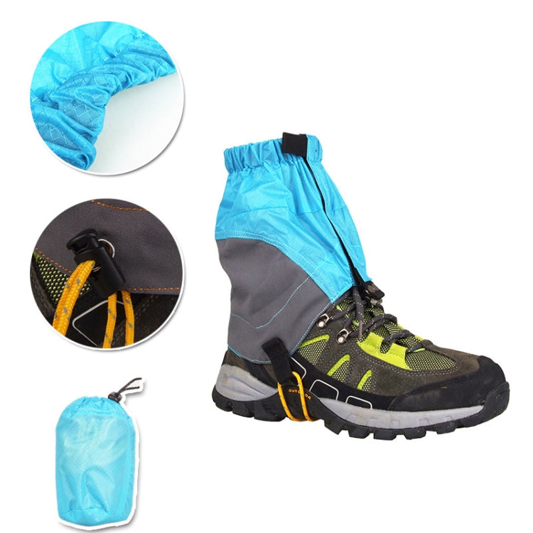 Outdoorschutz- und Schmutzschutz-Fußabdeckung Wasserdichte Schneebedeckung (Himmelblau)
