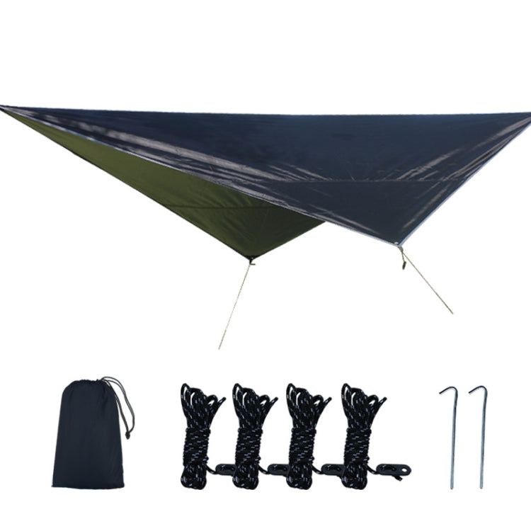 Outdoor-Campingbedarf Multifunktionale Camping-Sonnenschutz wasserdichte und feuchtigkeitsdichte Matte ultra-leicht Sky (320 x 250cm Schwarz)