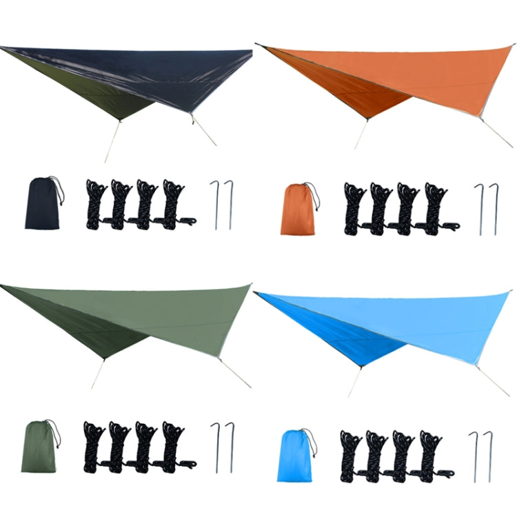 Outdoor-Campingbedarf Multifunktionale Camping-Sonnenschutz wasserdichte und feuchtigkeitsdichte Matte ultra-leicht Sky (320 x 250cm Schwarz)
