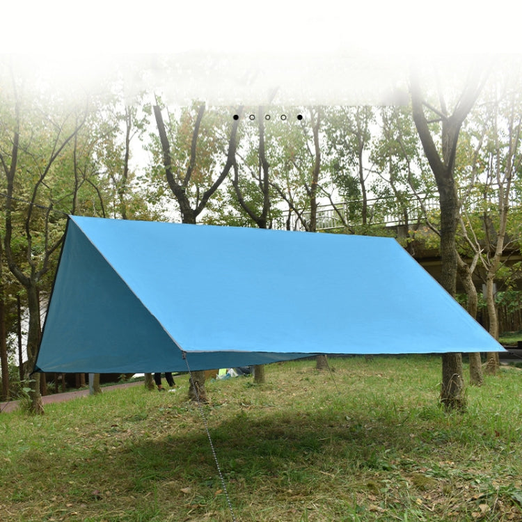 Outdoor Campingbedarf Multifunktionale Camping-Sonnenschutzhülle Wasserdicht und Feuchtigkeitsbeständige Matte Ultra-Leicht (Armeegrün, 320 x 250cm)