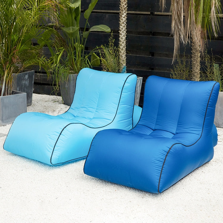 Tragbares aufblasbares Outdoor-Sofa Einzelplatz (Seegrün) 100 x 80 x 70cm